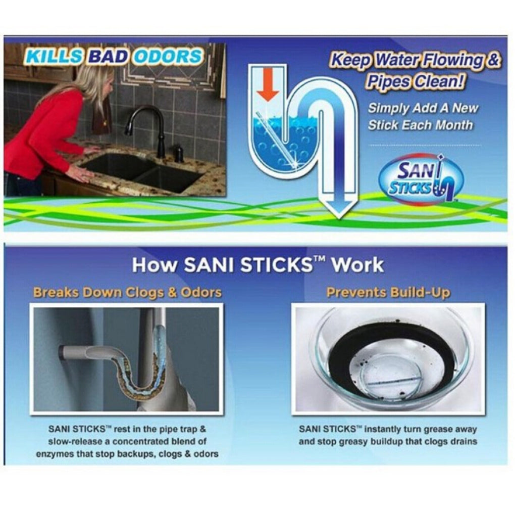 Drain Sticks For Sinks, Disposals, Bath Tubs, And Toilets