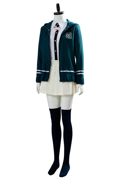 Chiaki Nanami Cosplay Costume Women Japanese High School Uniform Halloween Sailor Fancy Dress Full Set