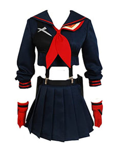 Kill la Kill Ryuko Matoi Cosplay Costume Womens Japanese School Uniform Anime Sailor Dress Full Set