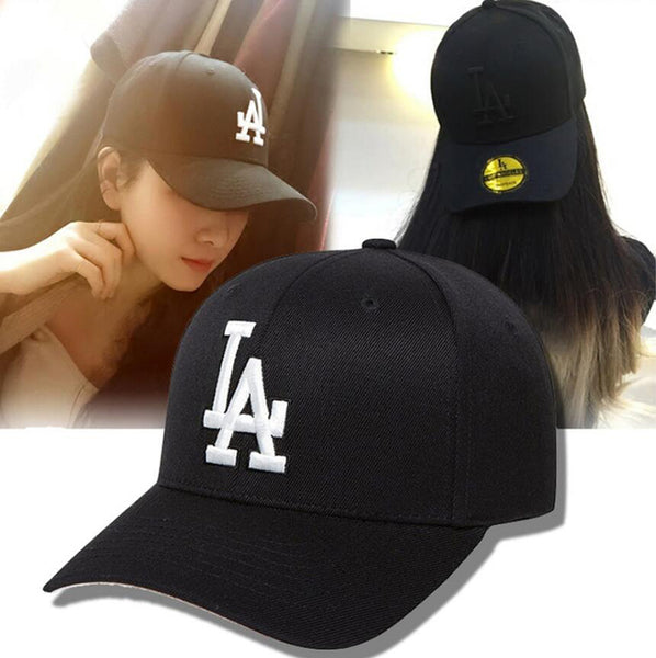 Men & Women LA Classic Baseball Cap Adjustable 3D Embroidered Hat Summer Sunhat