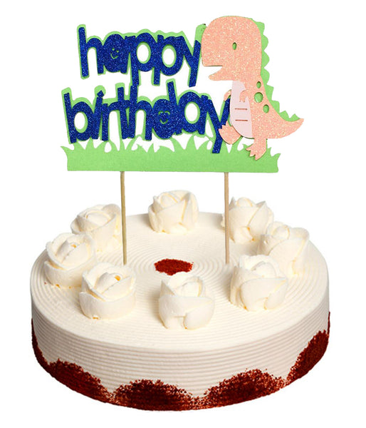 Dinosaur Cake Toppers Decor for Baby Shower Birthday Party