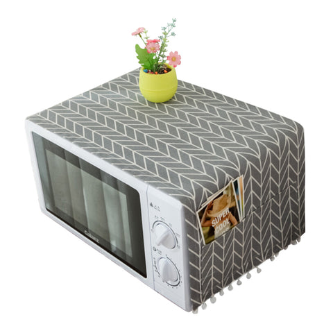 Microwave Oven Dust-proof Cover Kitchen Decoration Accessories