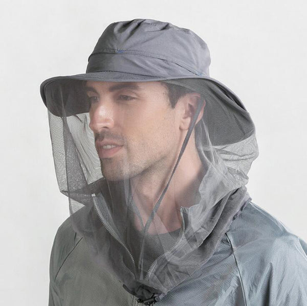 Mosquito Head Net Hat Sun Hat Insect-proof & Dust-proof Anti-bee Mesh Net Hat for Men & Women Outdoor Camping Fishing Hiking