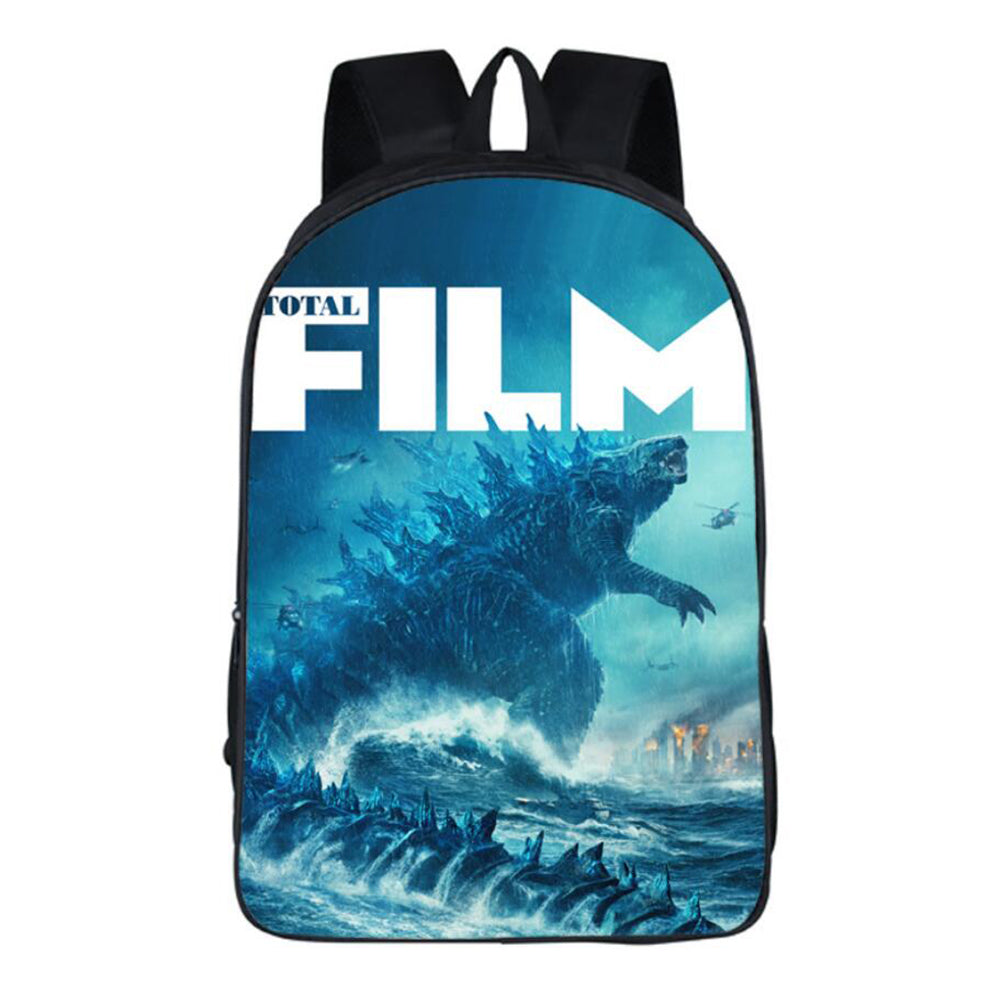 Godzilla Backpack, King of Monsters Kids Rucksack School Bag Lightweight Dayback for Travel, Outdoor - Godzilla Fans Gift