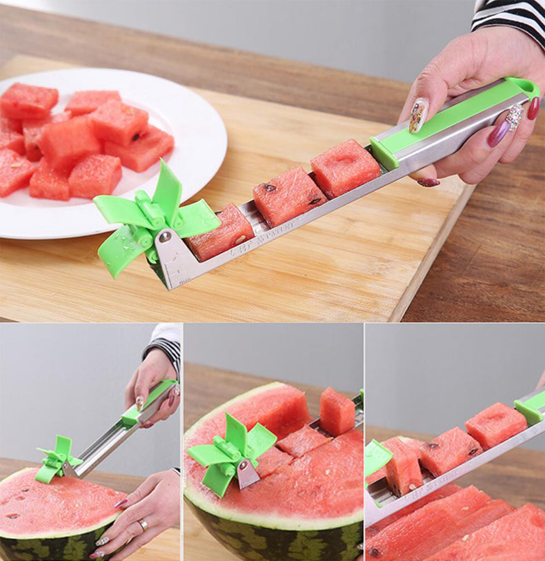 Watermelon Slicer Cutter Kitchen Watermelon Melon Cutting Artifact