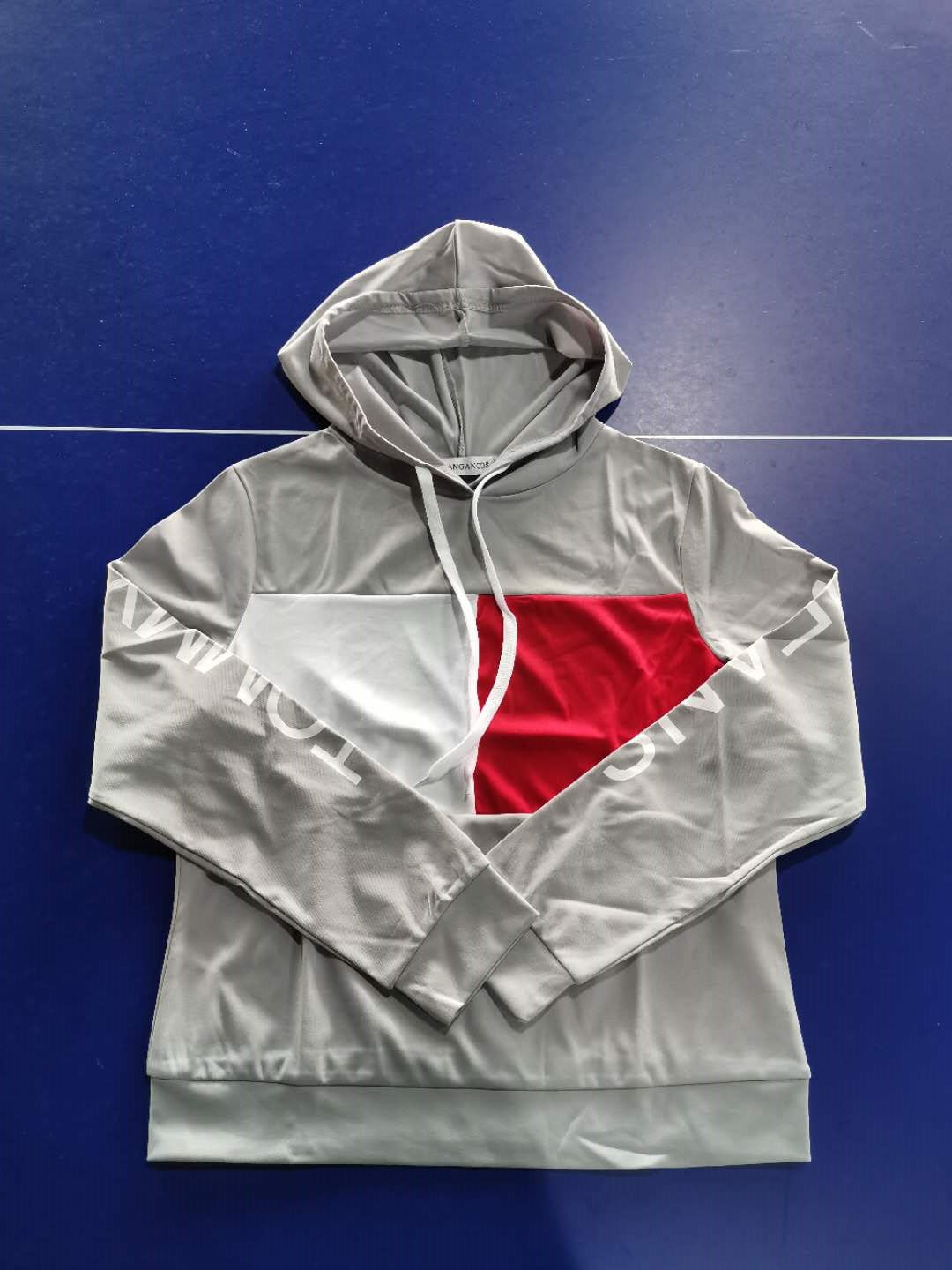 DANGANCOS Grey thin Hoodie