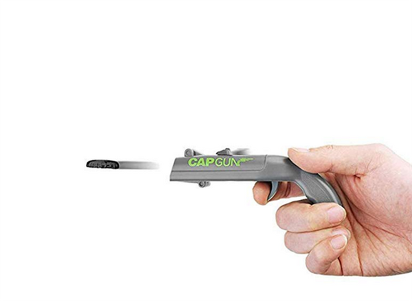 Gun Bottle Opener Cap Launcher Shooter for Beer Openers - Shoots Over 5 Meters