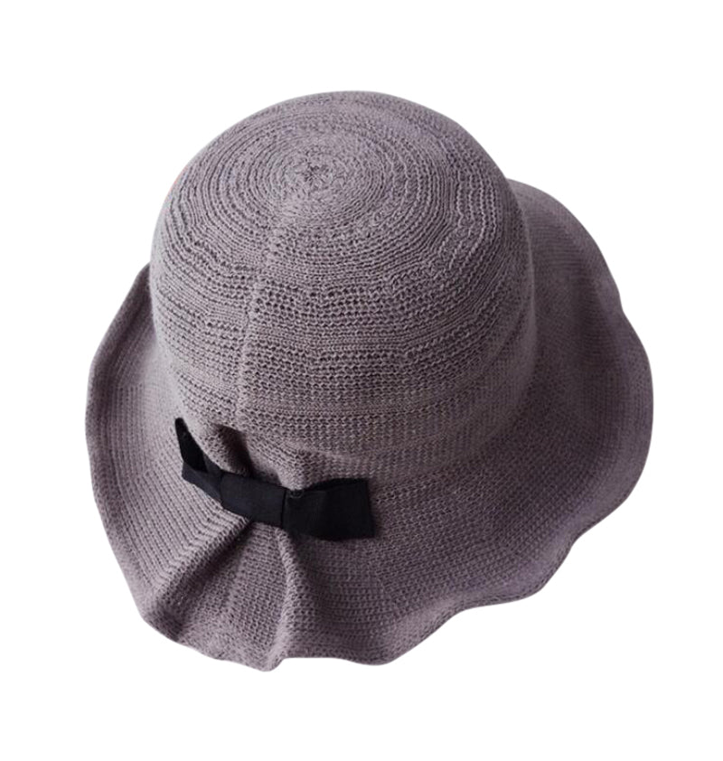 Women's Wide Brim Cotton Linen Sun Hat Fisherman Hat Soft Floppy Hat