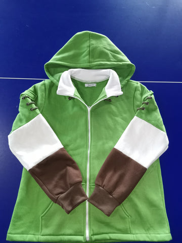 Verycos Green Zipper Sweatshirt