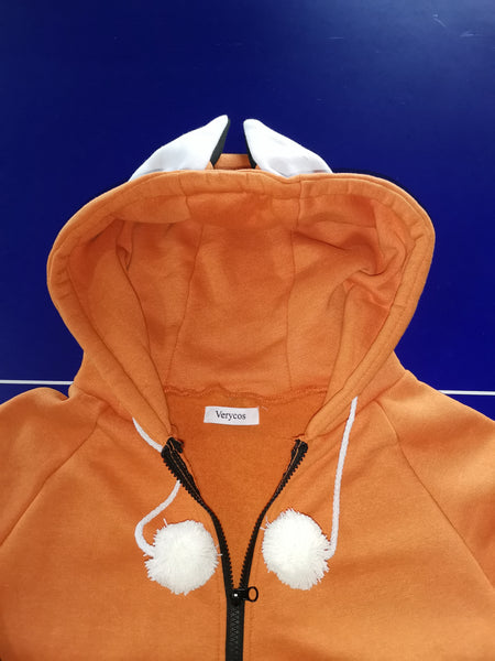 Verycos Orange Hoodies